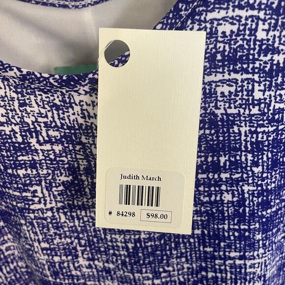 NWT Judith March Mini Dress Purple w/ Tassels Sundress Vacation Size Medium - Picture 5 of 8